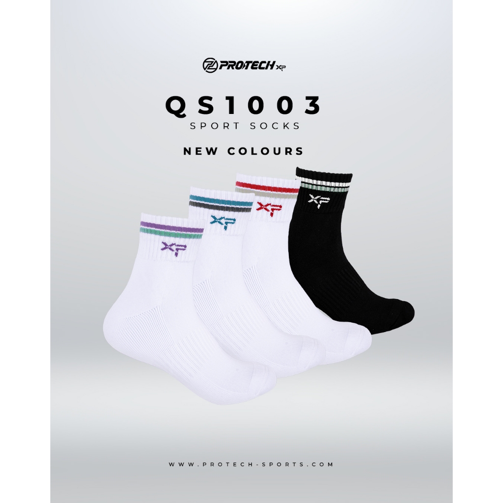 Kaos Kaki PROTECH Cotton Quarter Sport Sock (QS1003)