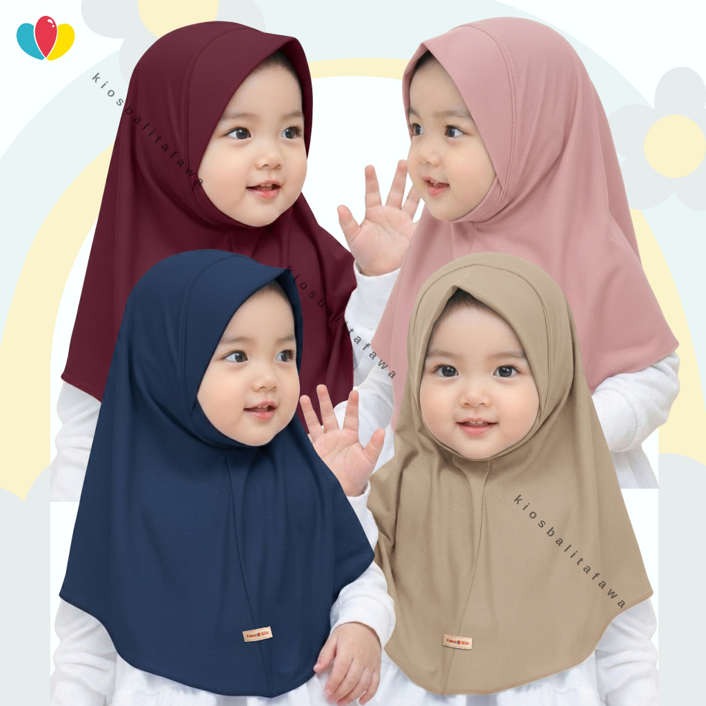 Jilbab Activedays uk Baby - 8 Tahun / Jilbab Anak Baby Bergo Satset Olahraga Anak Perempuan Balita T