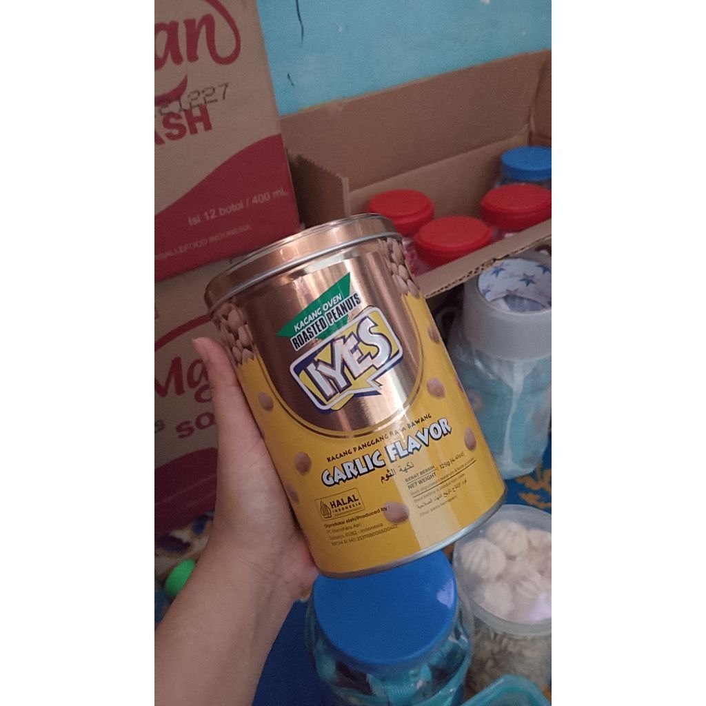 kacang iyes oven garlic flavor isi 125gram
