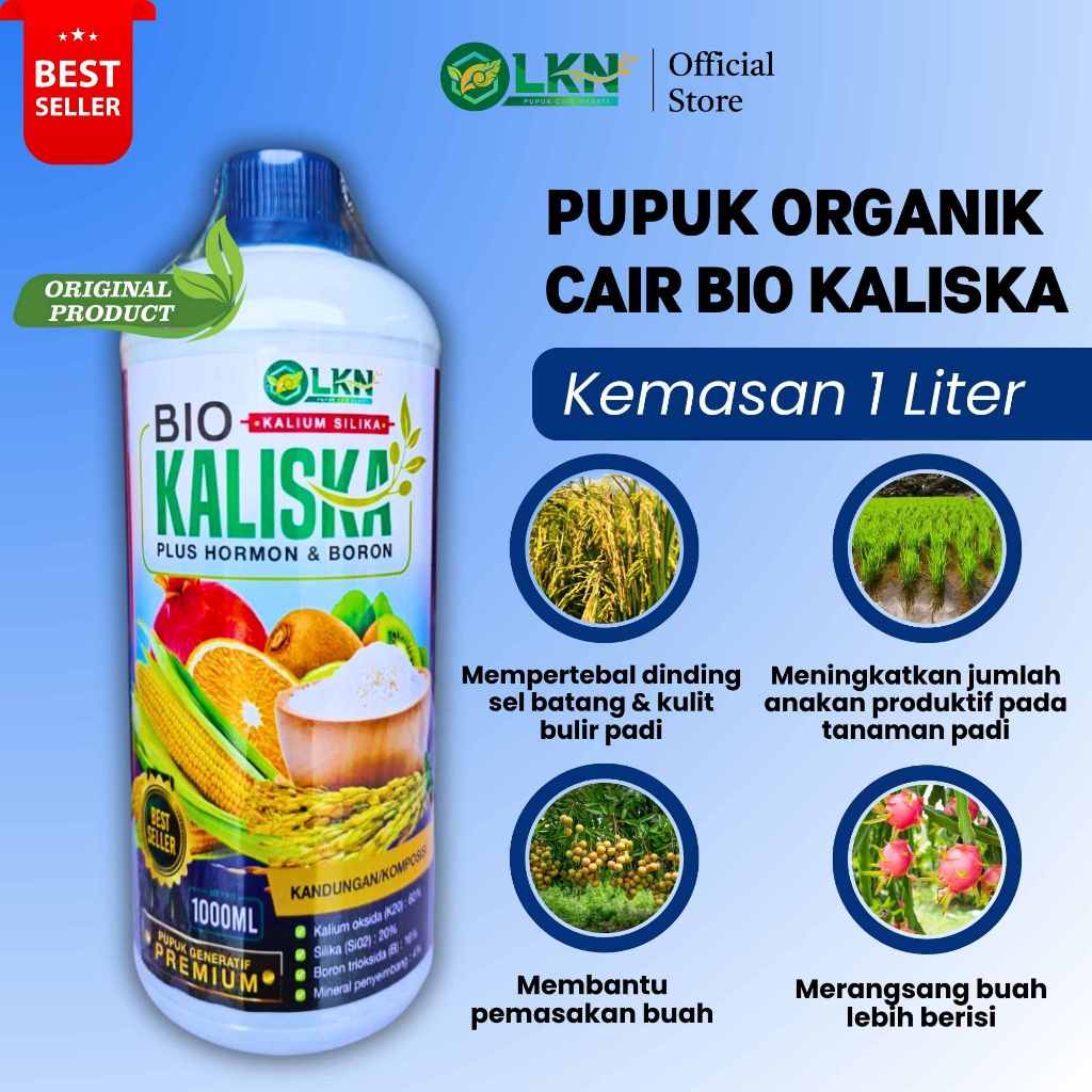LKN Pupuk Cair Bio Kalium silika (BIO KALISKA) 1 Liter