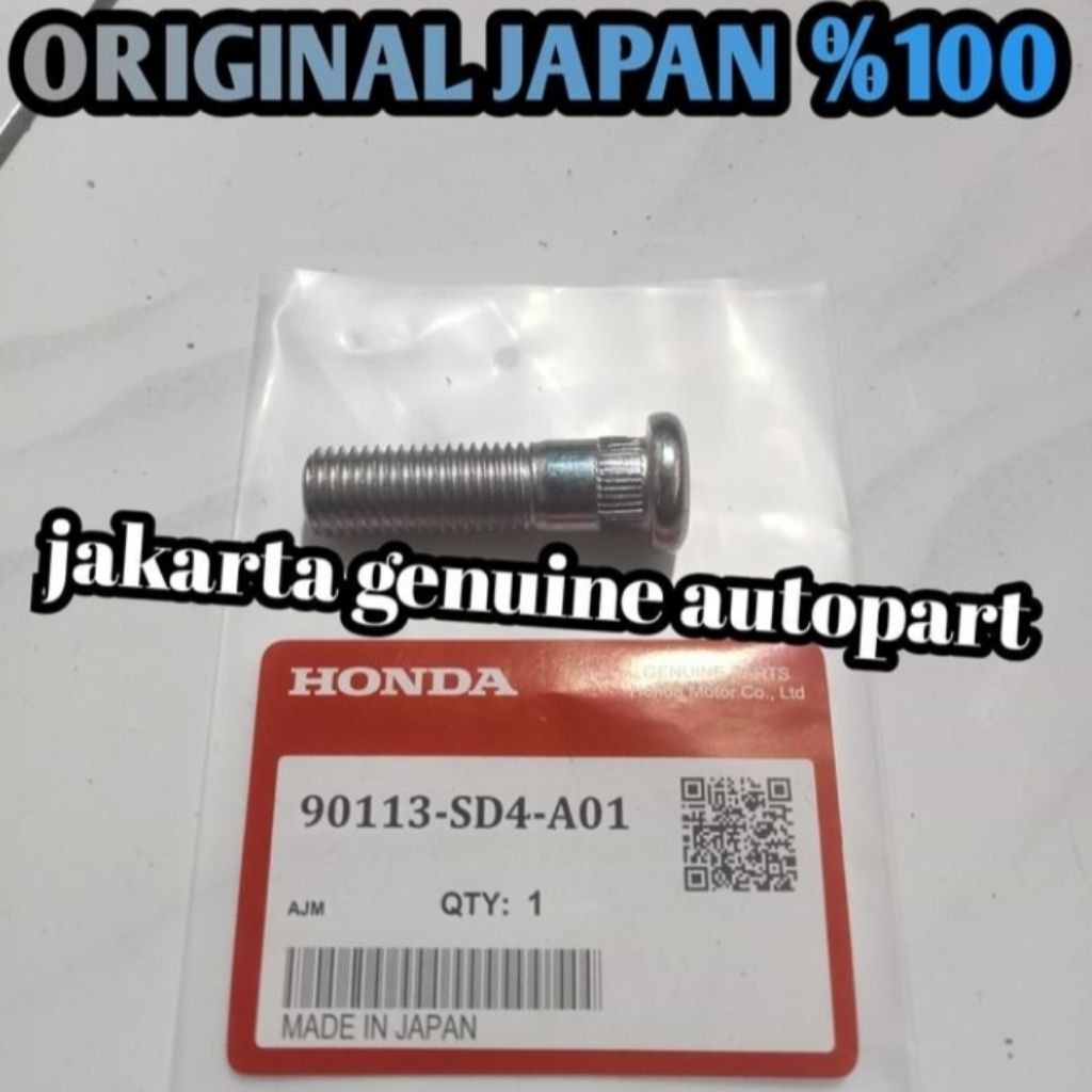 baut roda Honda panjang CRV Accord Civic 4.8cm original 1pc