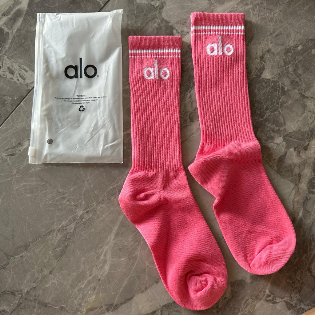 socks kaos kaki pink fuschia