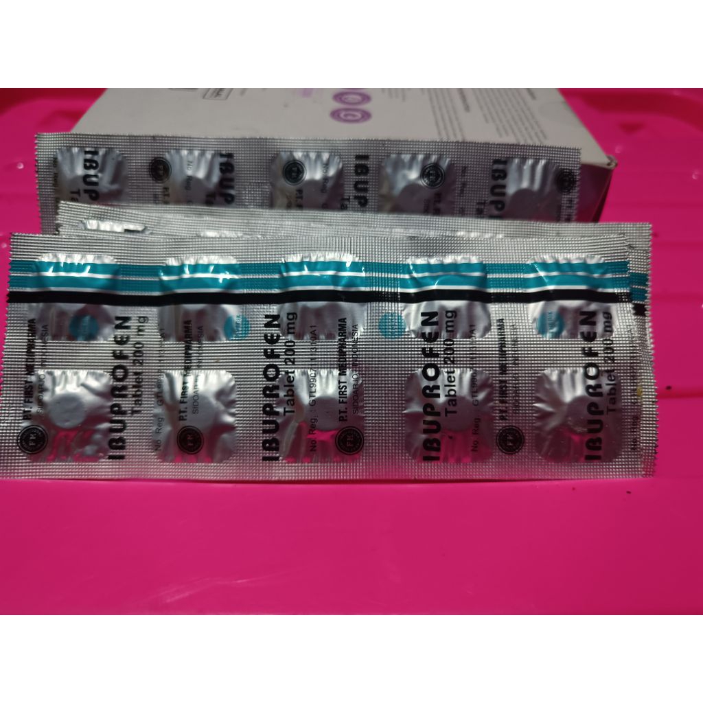 Obat Ibuprofen isi 10 REJECT KEMASAN