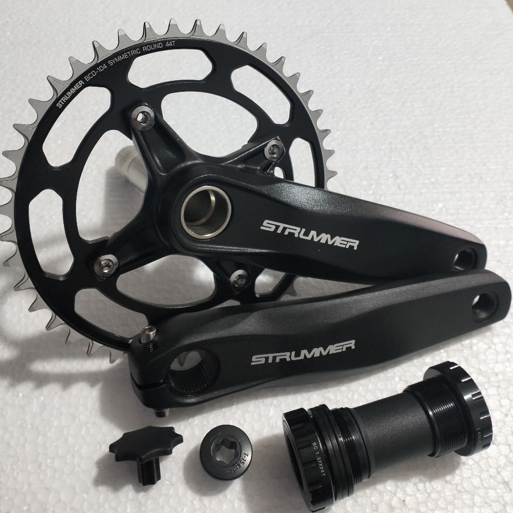 Crank HT2 Strummer CW-098 44t BCD104 Arm165mm Crank BMX, FIXIE