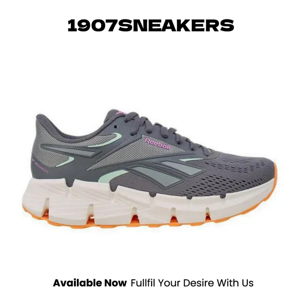 Sepatu Lari Wanita Reebok Zig Dynamica 6 - Grey REER00244510