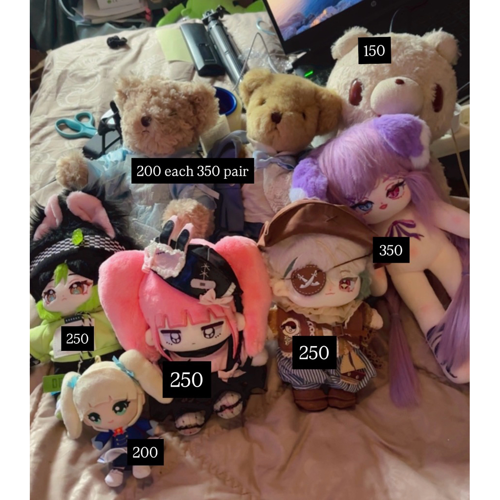 boneka teddy 20cm 30cm doll menhera tighnari vtuber