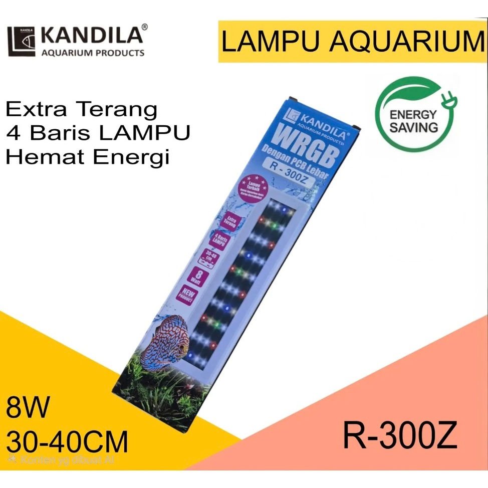 KANDILA R300Z R300 R 300 Z 300Z Lampu LED WRGB Aquarium Aquascape