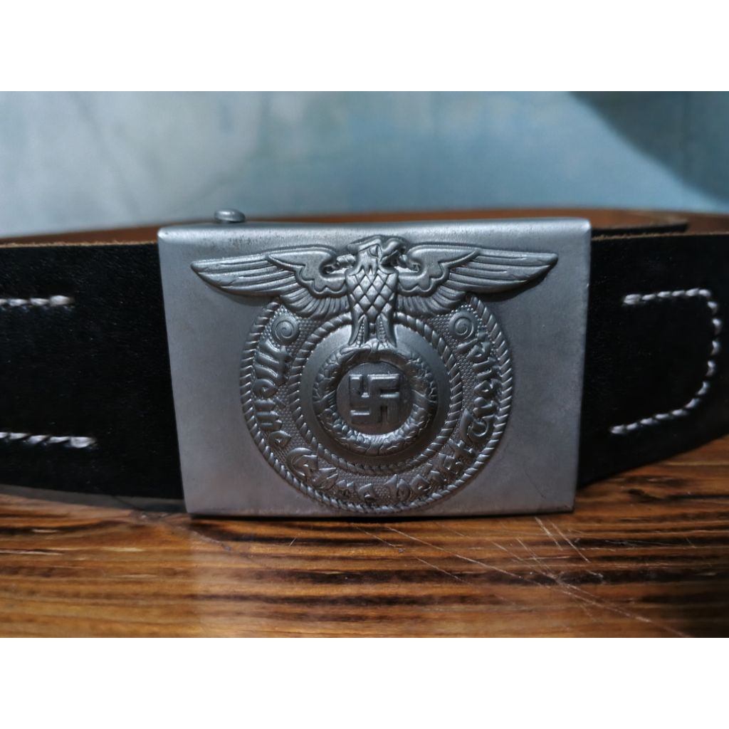 Belt Kopellschloss WW2 Jerman Waffen SS import WW2 German Belt Ikat Pinggang