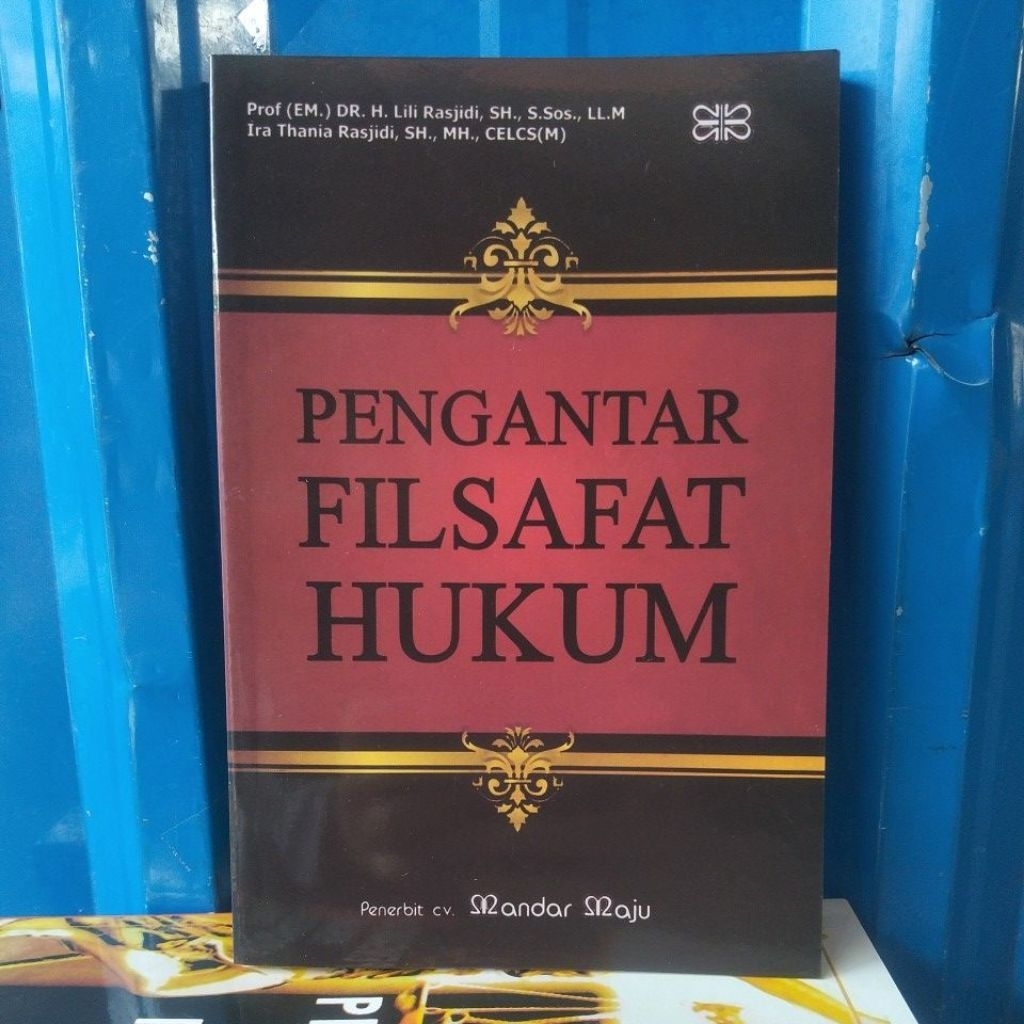 buku bekas pengantar filsafat hukum