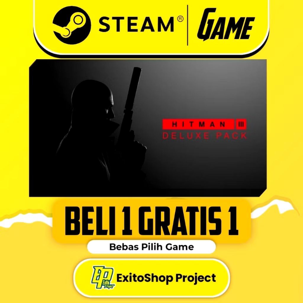 HITMAN 3 GAME ORIGINAL STEAM PC/LAPTOP