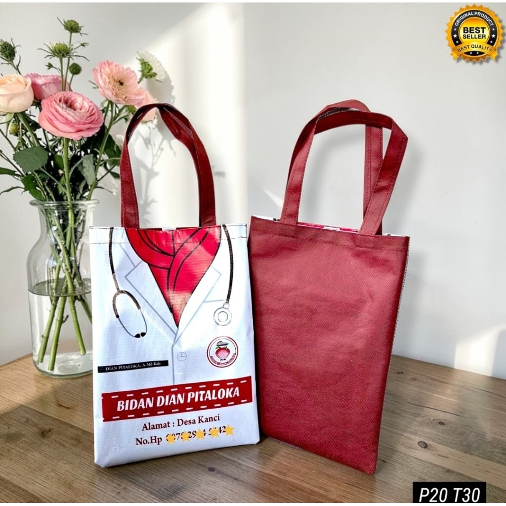 Tas Buku KIA/Tas KIA/Tas Klinik/Tas Promosi Klinik Bidan