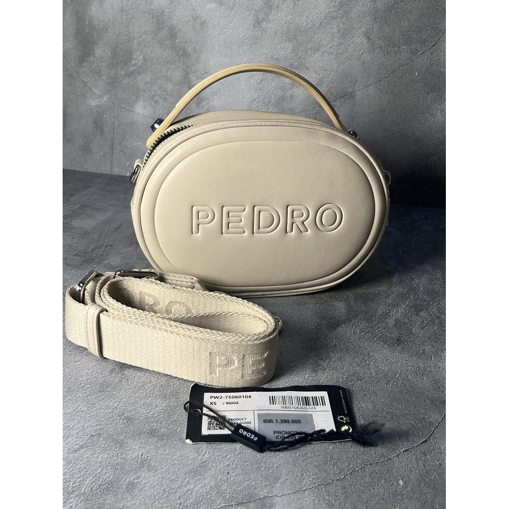 Pedro Sling Bag - Beige (100% Original)