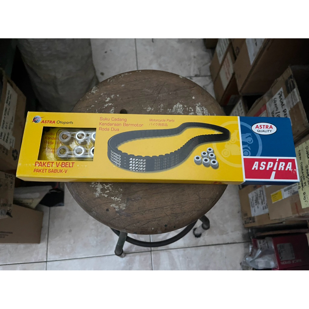 Paket V-Belt Aspira (V-Belt KIT) Honda BeAT FI CBS K25 (2012 - 2014) BeAT FI K25 (2012 - 2014) Scoop