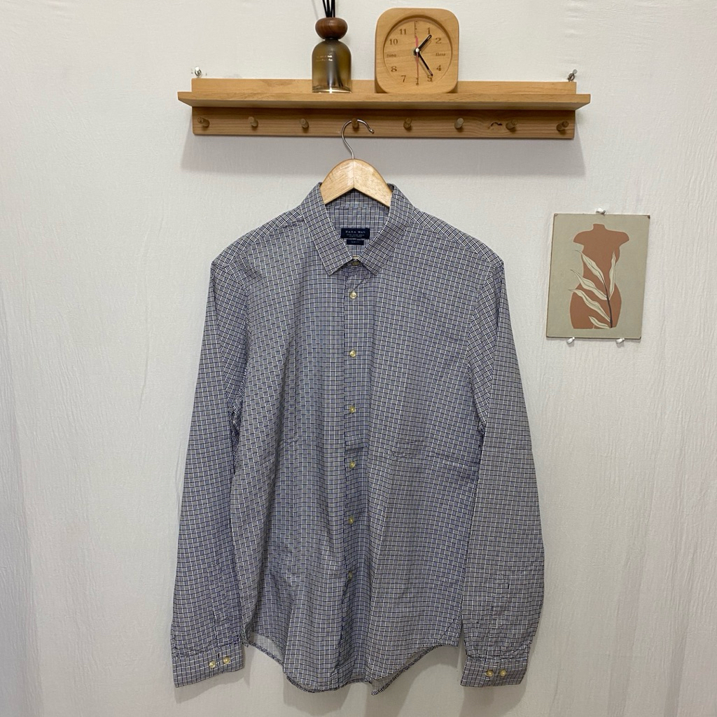 kemeja panjang pria ZARA MAN original size XL kondisi bagus
