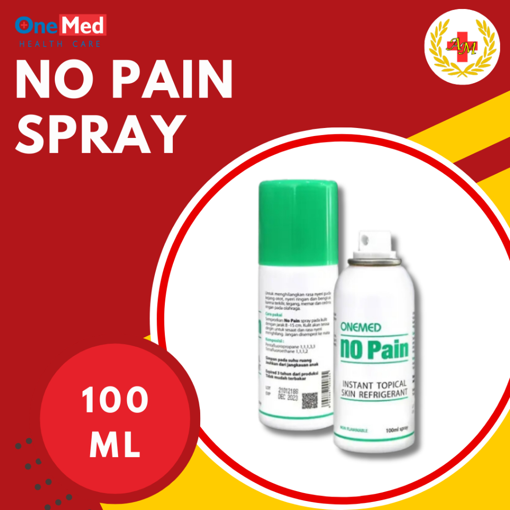 No Pain Spray Onemed / Pain Killer Chlorethyl Kloretil Ethyl Chloride