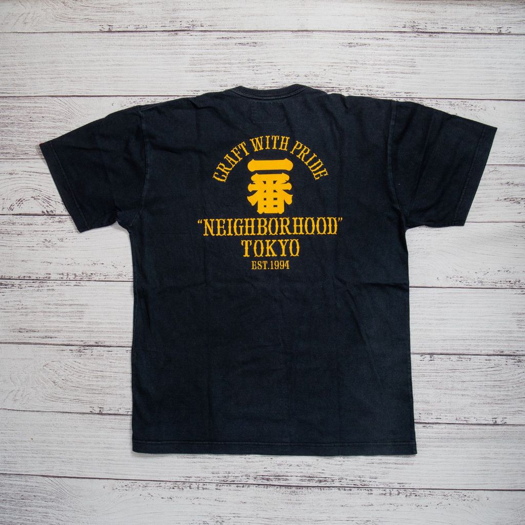 T-Shirt Kaos NEIGHBORHOOD TOKYO Black