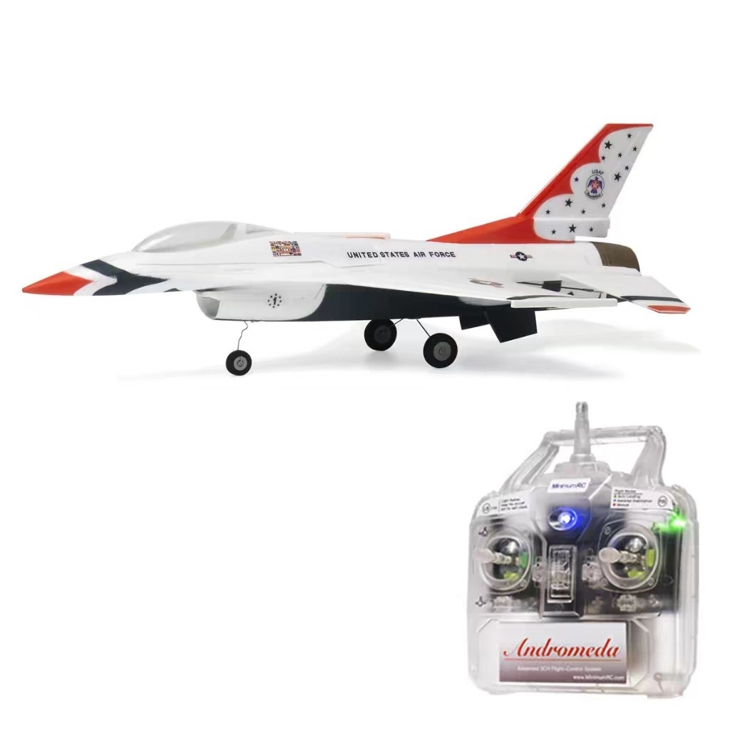 RC PLANE MINIMUMRC F-16 RTF BATTERY LIPO 2S MOTOR BRUSHLESS EDF