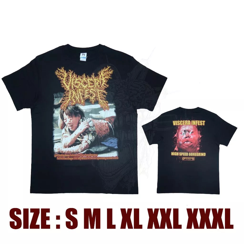T-SHIRT - VISCERA INFEST - HIGH SPEED GOREGRIND