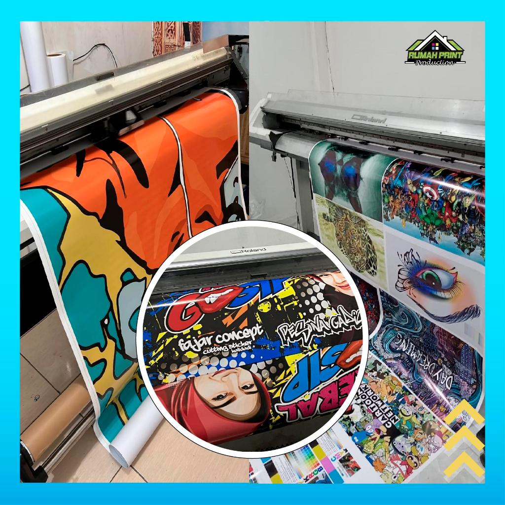 CETAK STICKER VINYL PERMETER CEPAT TERMURAH
