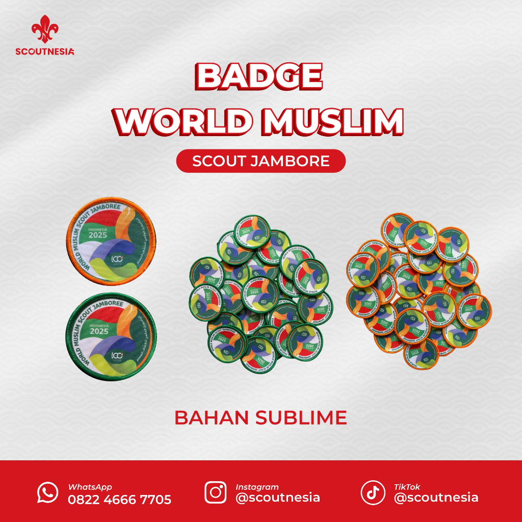 (COD) BADGE WORLD MUSLIM SCOUT JAMBOREE