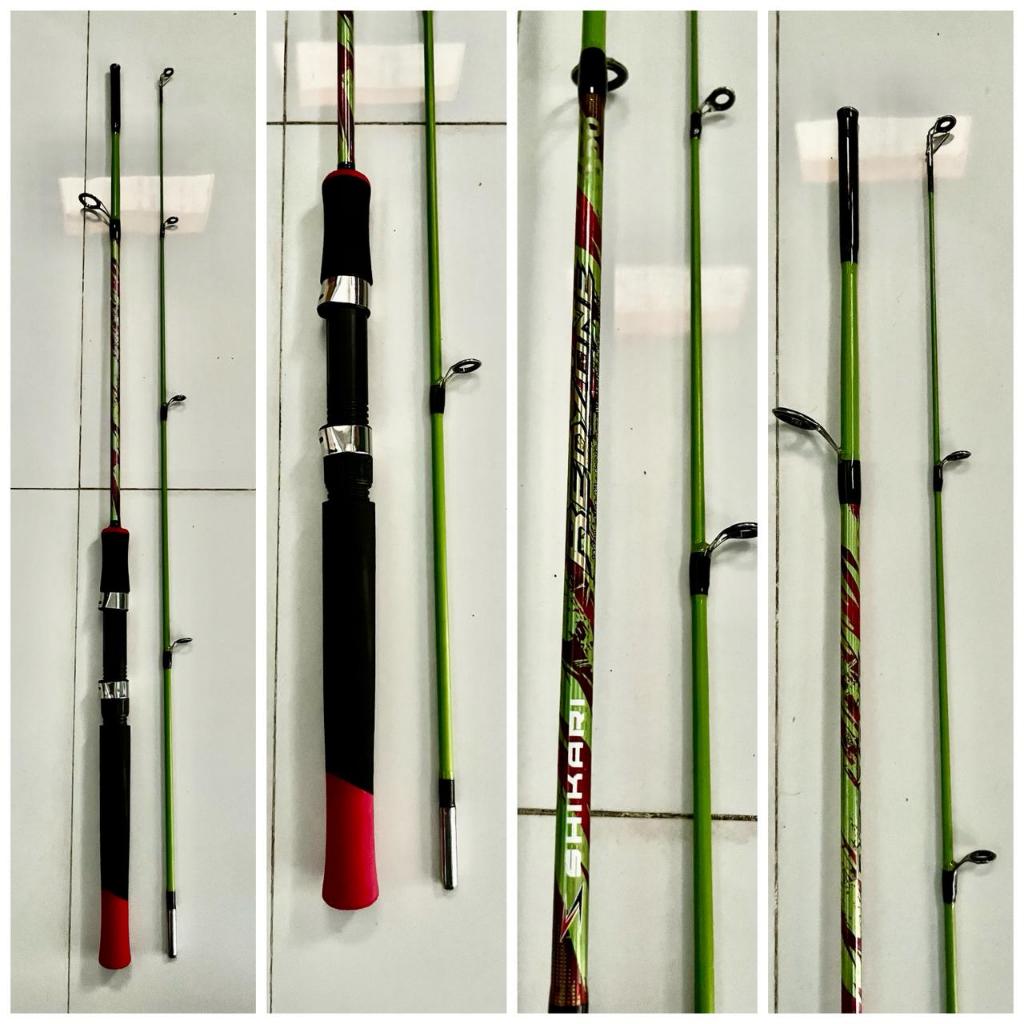 Joran Pancing Fiber Lentur - Ringan - Kuat Shikari Red Zone