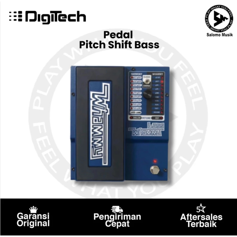 Pedal Digitech Bass Whammy Pitch Shift Bass Original