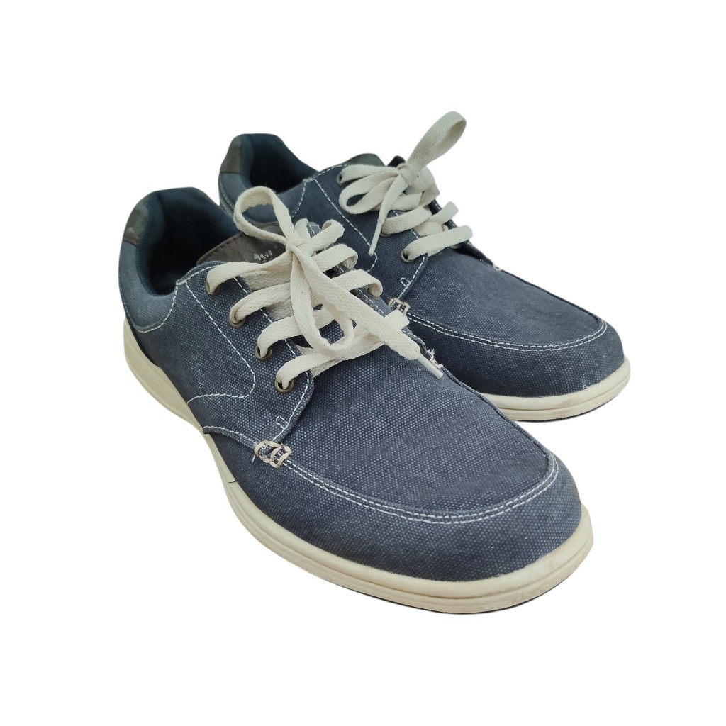 PROMO RAMADHAN - American Eagle Canvas Sneakers - Navy Blue (Memory Foam) Size 43-44 Koleksi Pribadi