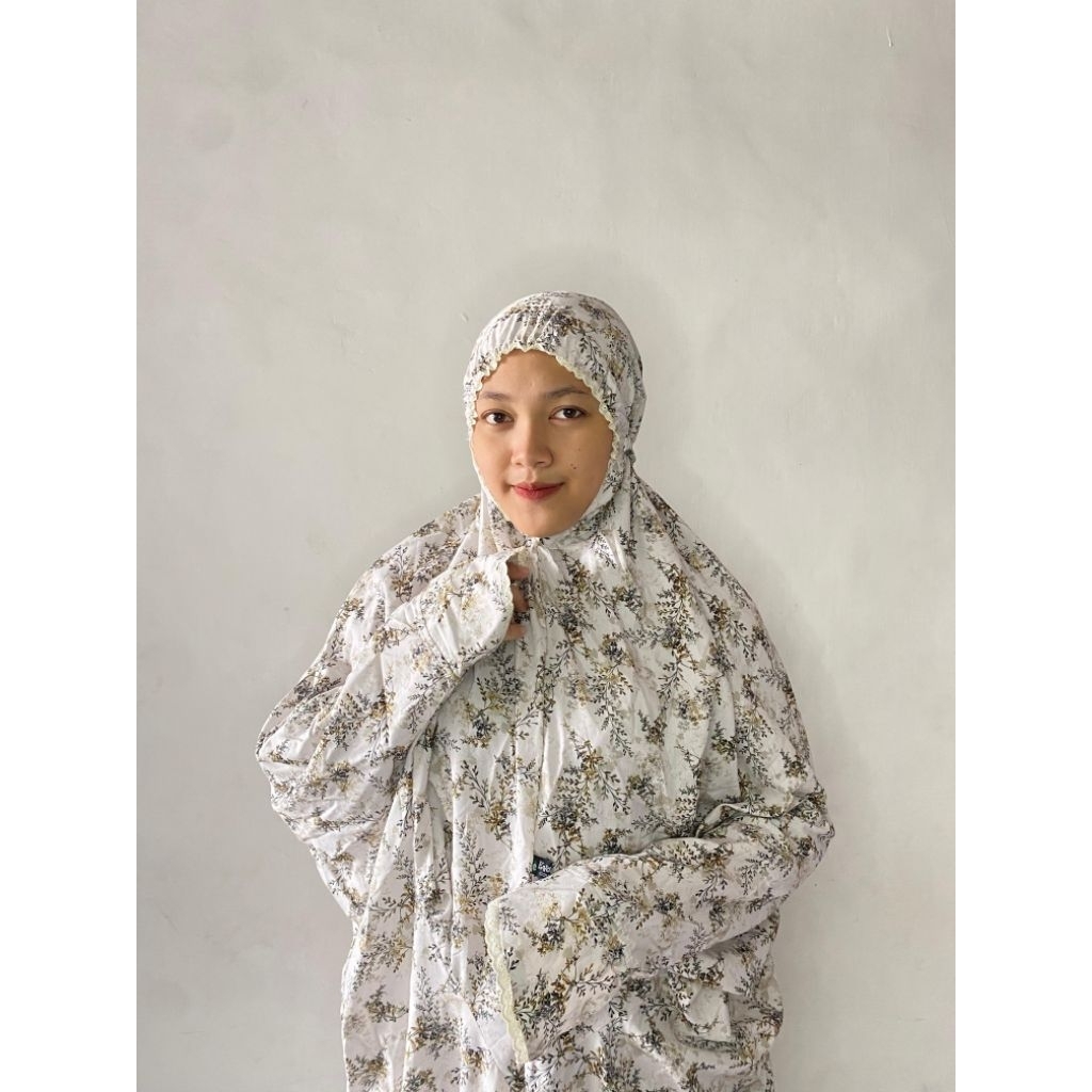 (COD) MUKENA RAYON PREMIUM TERUSAN/LAJURAN DEWASA ADEM ANYES