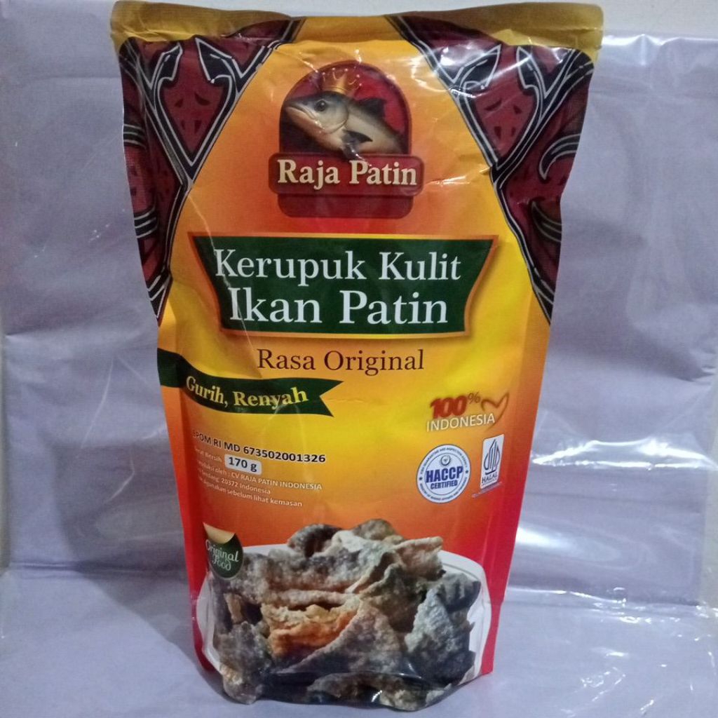 Raja Patin Kerupuk Kulit Ikan Patin Rasa Original 170g