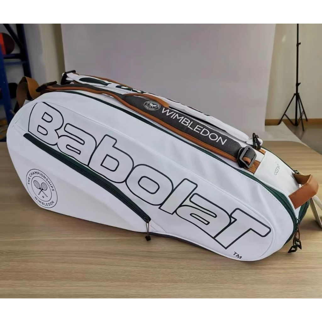 Tas Babolat Wimbledon tas tenis 6PK tennis bag Original tas raket tenis Babolat