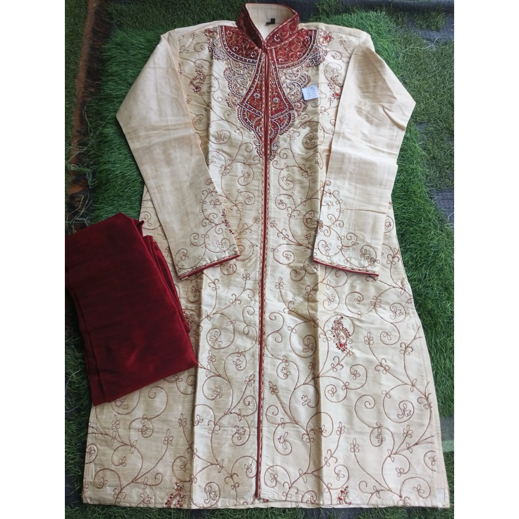 SHERWANI INDIA| KURTA PRIA DEWASA| BAJU KOKO INDIA| BAJU LEBARAN PRIA | KOSTUM INDIA