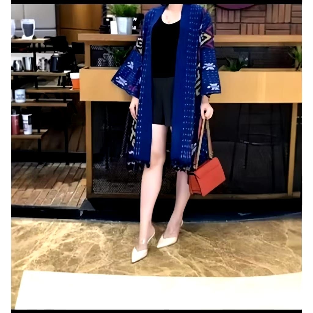 BLAZER TENUN WANITA LENGAN PANJANG || KEKINIAN