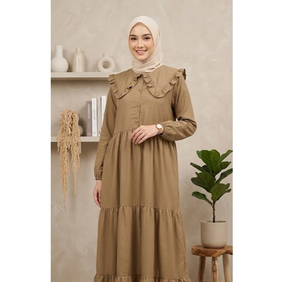 Gamis Kerah Renda