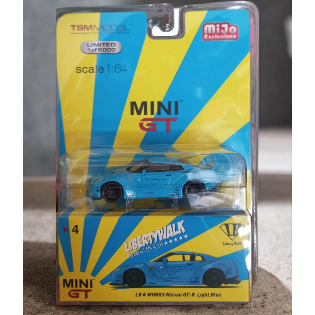 Mini GT - LB WORKS Nissan GT-R (R35) Light Blue BLISTER