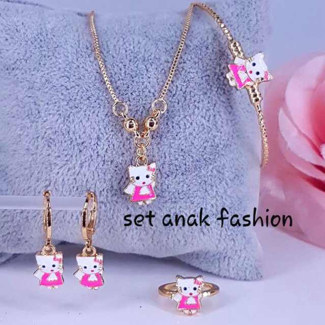 set anak titanium set aksesoris anak titanium awet bisa pakai harian