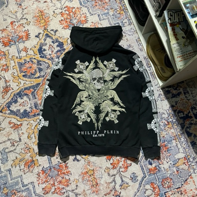 Zipper Hoodie Phillipp Plein Art Y2K
