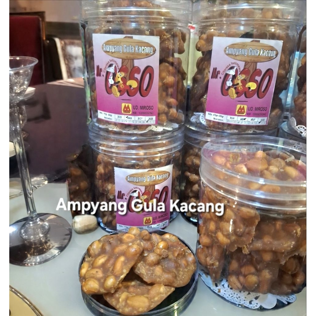 Ampyang Gula Kacang Toples 600ml