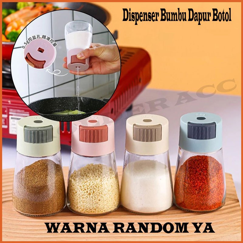 HA Dispenser Bumbu Dapur Botol Bumbu Unik Tempat Bumbu Otomatis 100ML Serbaguna