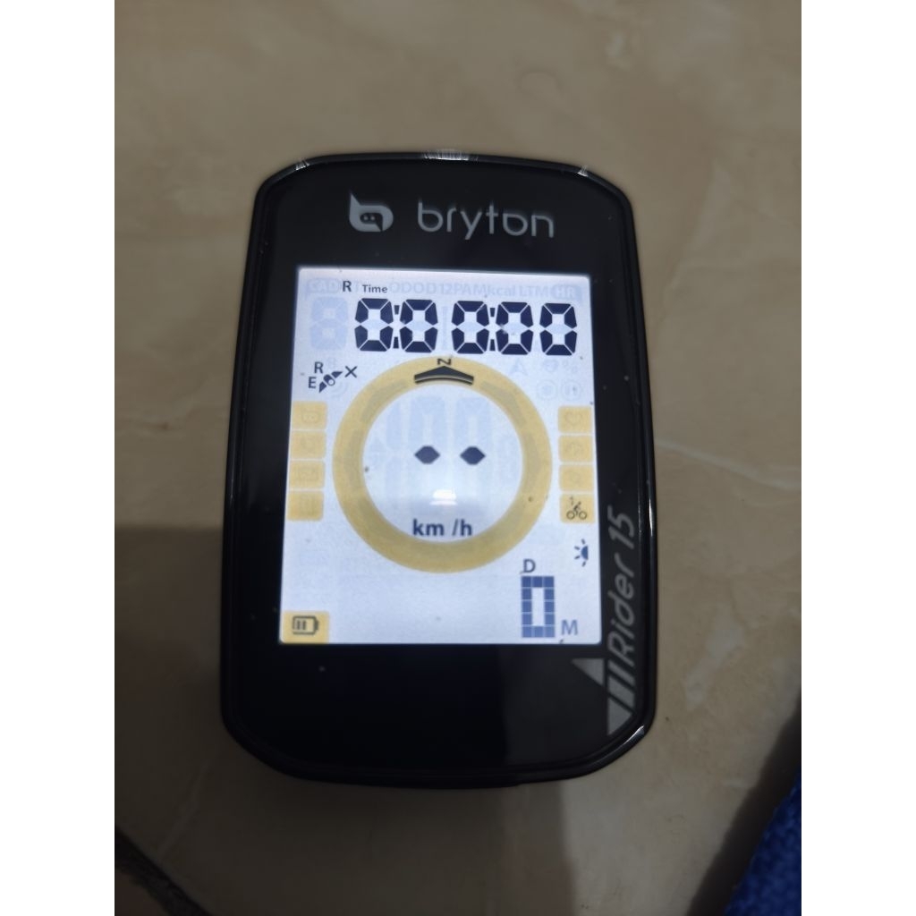 Speedometer / Cyclocomp Bryton Rider 15 Second Unit Only