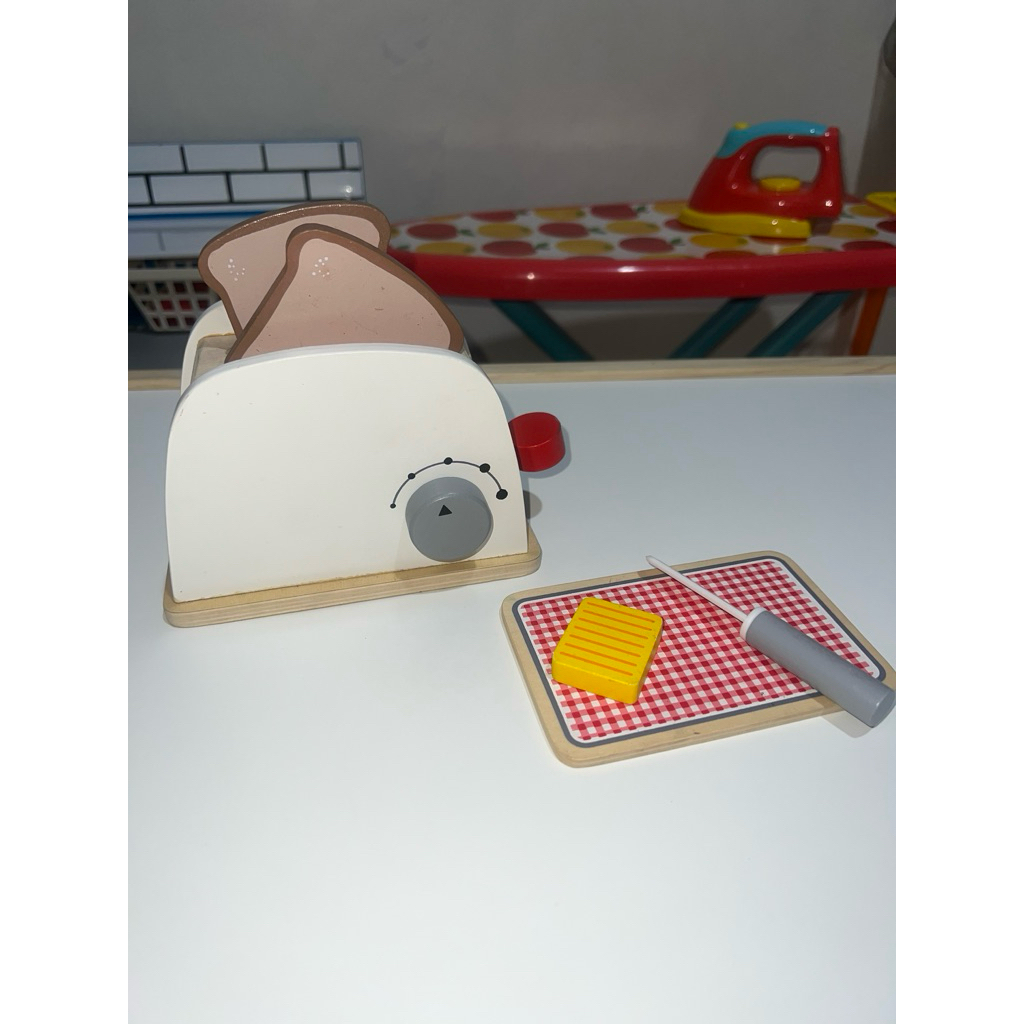 (PRELOVED) toster mainan kayu anak