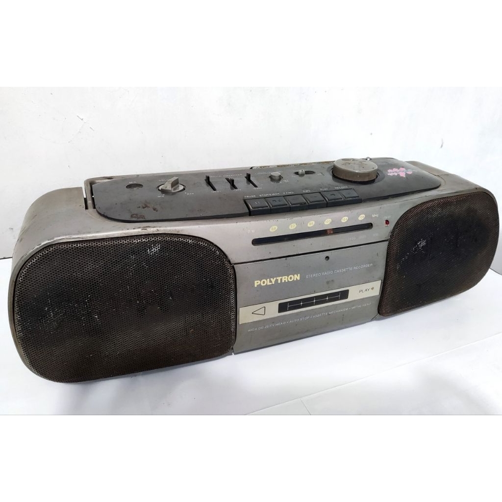 Radio Tape deck POLYTRON DAT BIG BAND amplifier kaset gitar karaoke bass bkn compo ddr3 ddr2 g41 cor