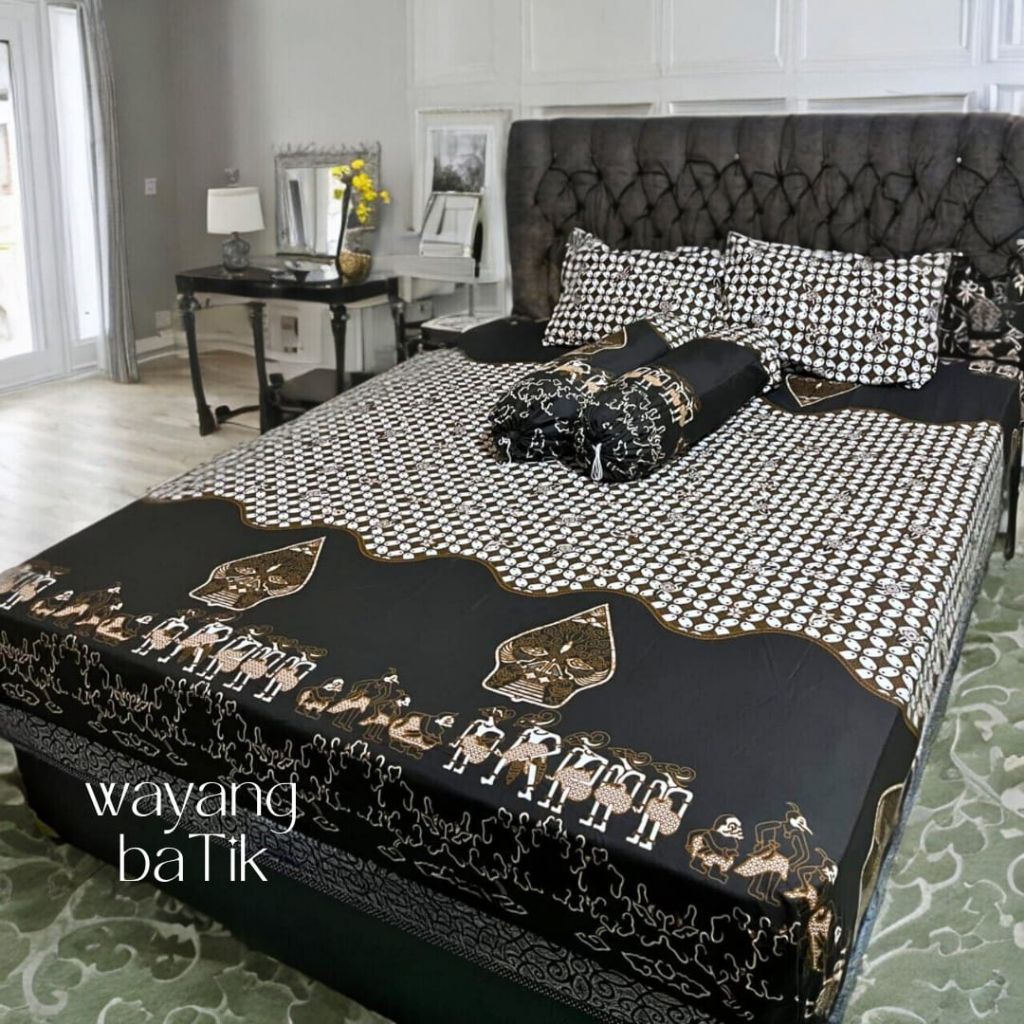 Sprei Motif Batik Kalcer Berkualitas Bahan Adem Halus Murah