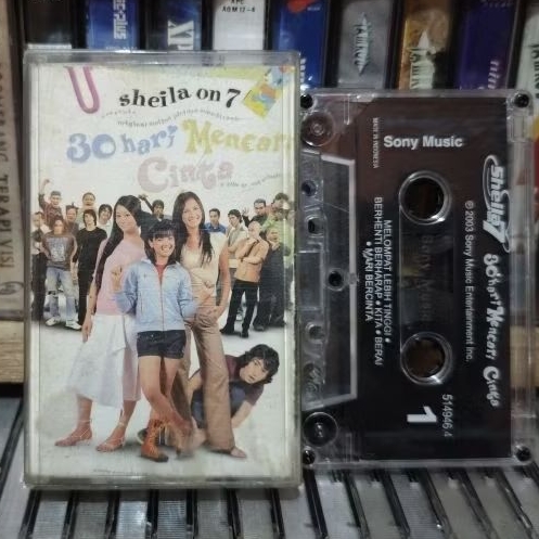 kaset pita SHEILA ON 7 / 30 HARI MENCARI CINTA