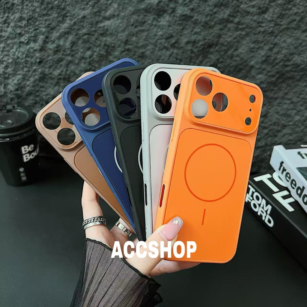 Case Look Like IP 17 Series Magsafe Magnetic Soft Case For IPHONE 11 12 13 14 15 16 17 PRO MAX Ag gl