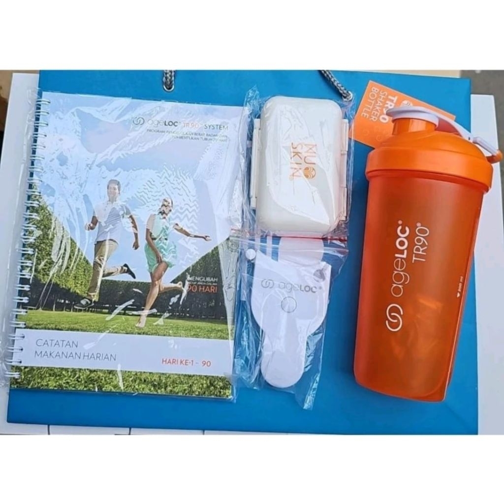 (BARANG LANGKA) KELENGKAPAN TR 90 BOTOL OREN (BOTOL SHAKER,BUKU PANDUAN,KOTAK OBAT,METERAN)