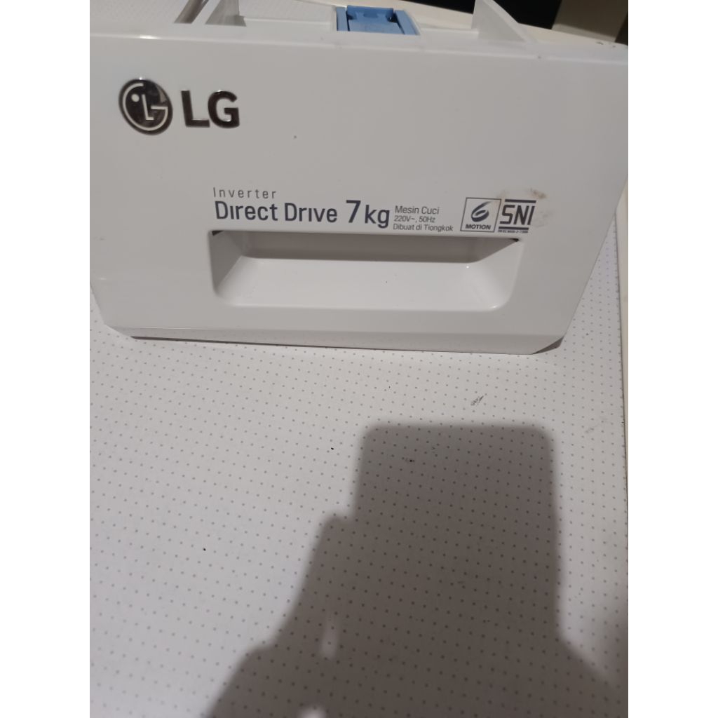 kotak sabun mesin cuci LG 7kg inverter