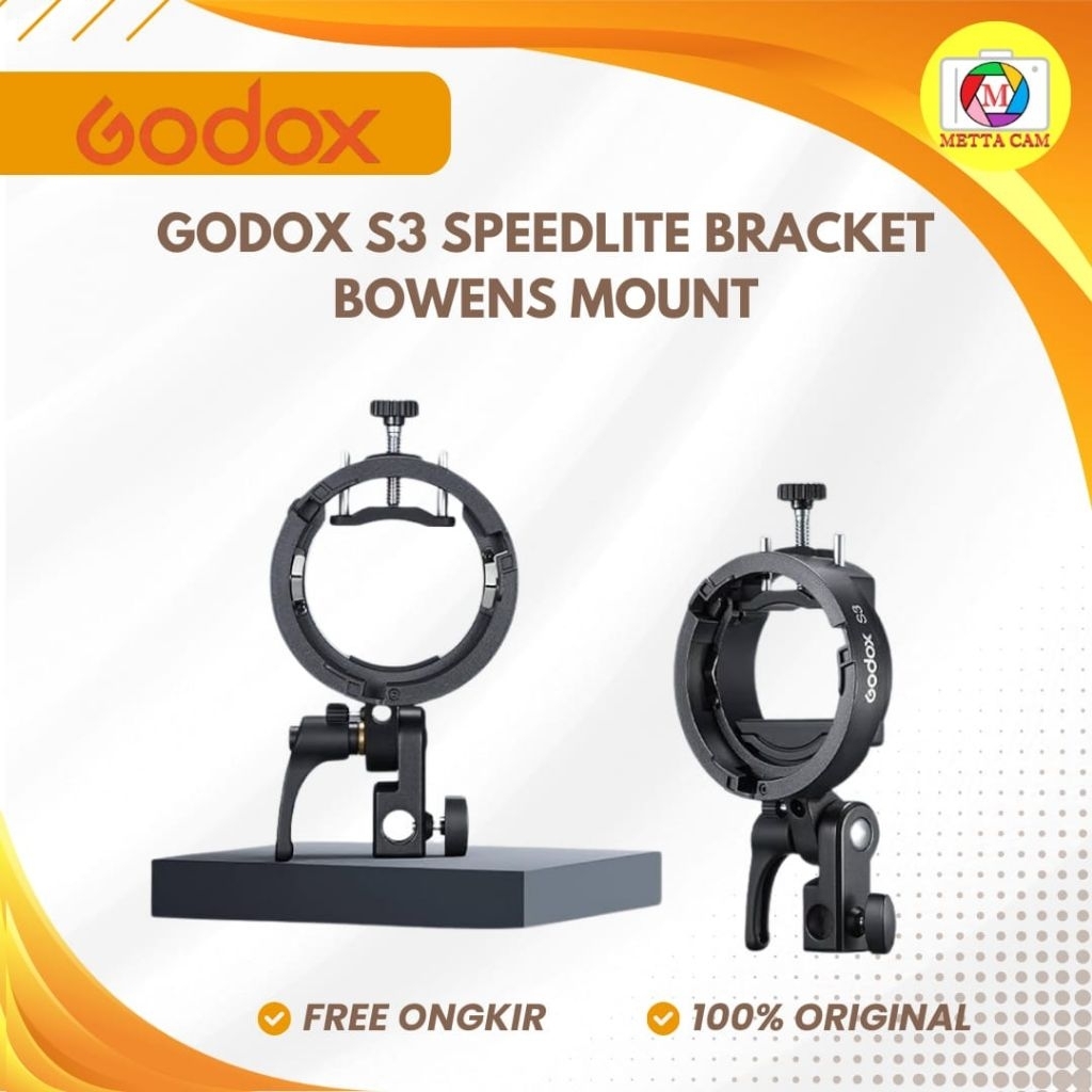 Godox S3 Bracket Bowens Mount For V1 V100 V1Pro V850III V860III V480 V1Mid AD100 AD200 AD300 TT520II