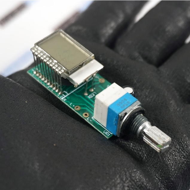 Modul PWM Senter Kepala Headlight LCD input Baterai 3.7V 18650