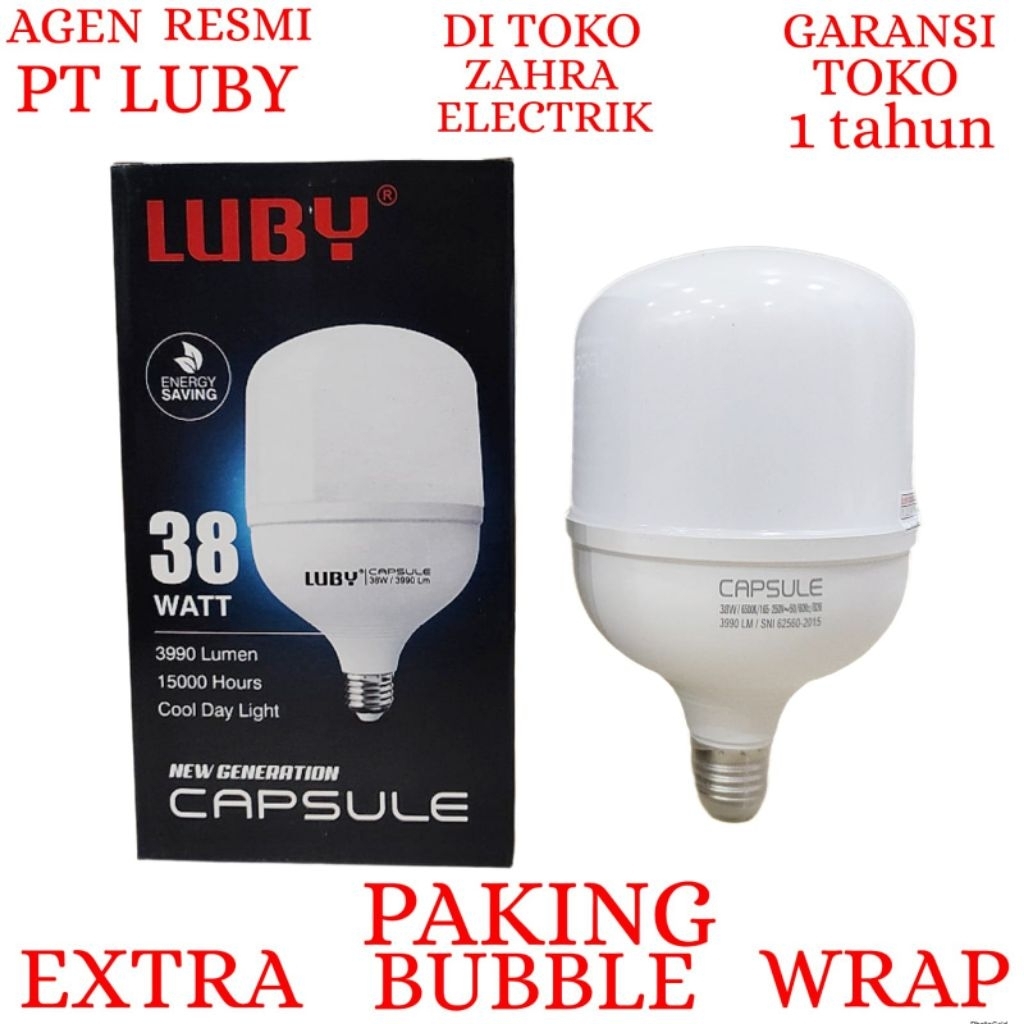 BOHLAM LED LUBY / LAMPU LED LUBY CAPSULE 38W