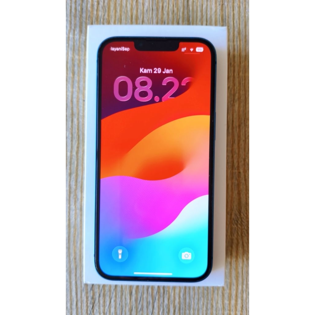 iPhone 13 Blue 128 GB Ibox Garansi Resmi Original